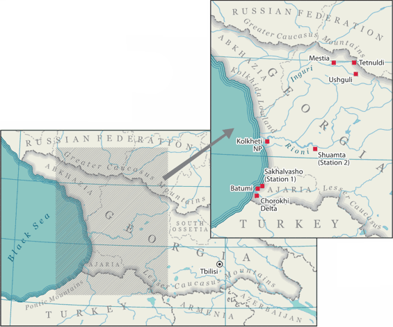 Black Sea Tour map